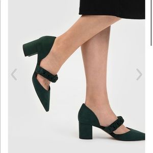 Charles and Keith chain detailed pointed heels
